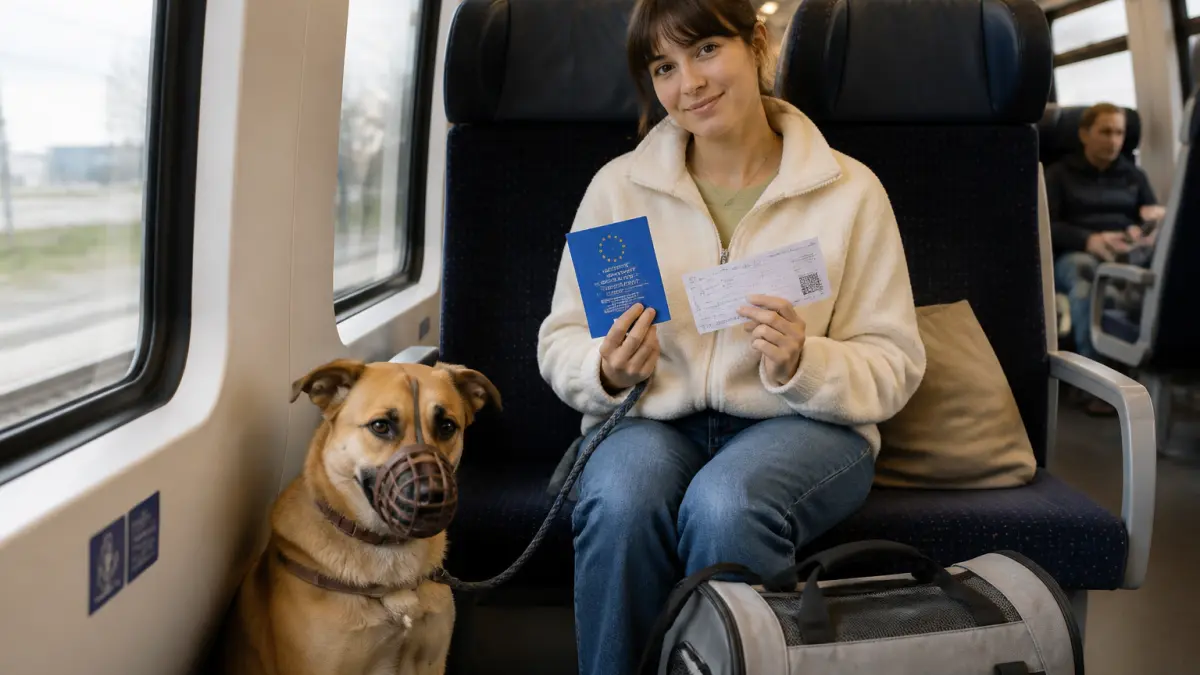 Voyager en train avec son chien : règles, billet et conseils