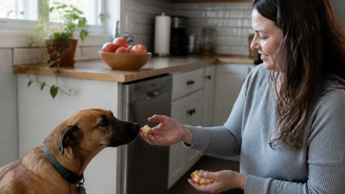 Pomme et chien : peut-on en donner et en quelle quantité ?