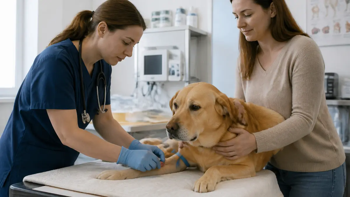 Prise de sang chien : déroulement, prix et remboursement