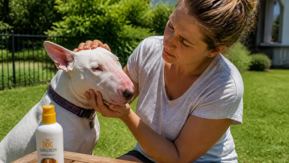 Coup de soleil chien : symptômes, que faire et traitement