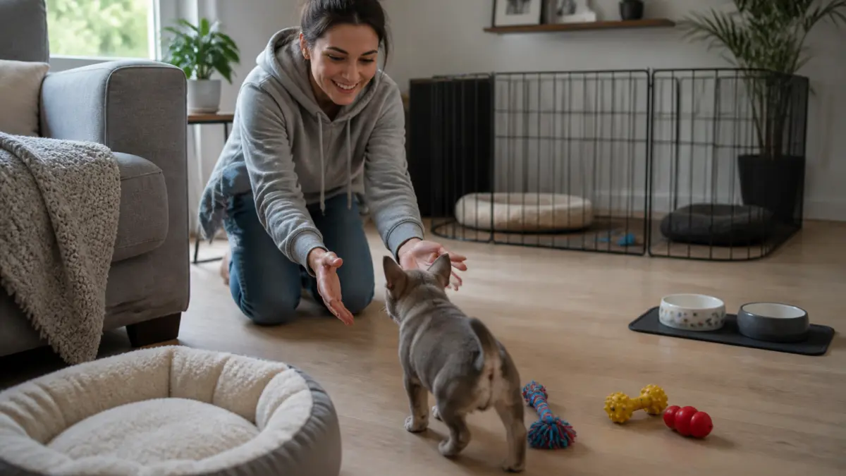 Comment accueillir un chiot bouledogue français ?