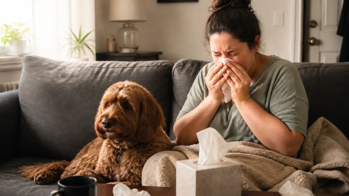 Allergie aux poils de chien : symptômes et solutions