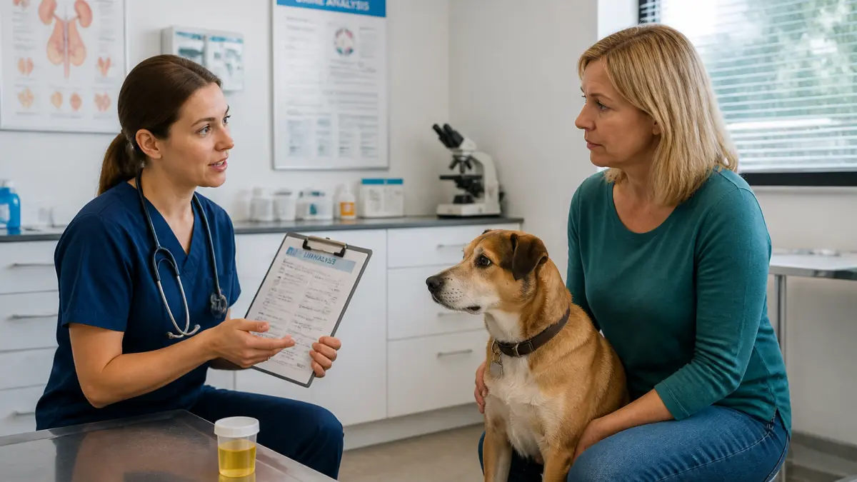 Analyse d'urine chien : déroulement, prix et remboursement