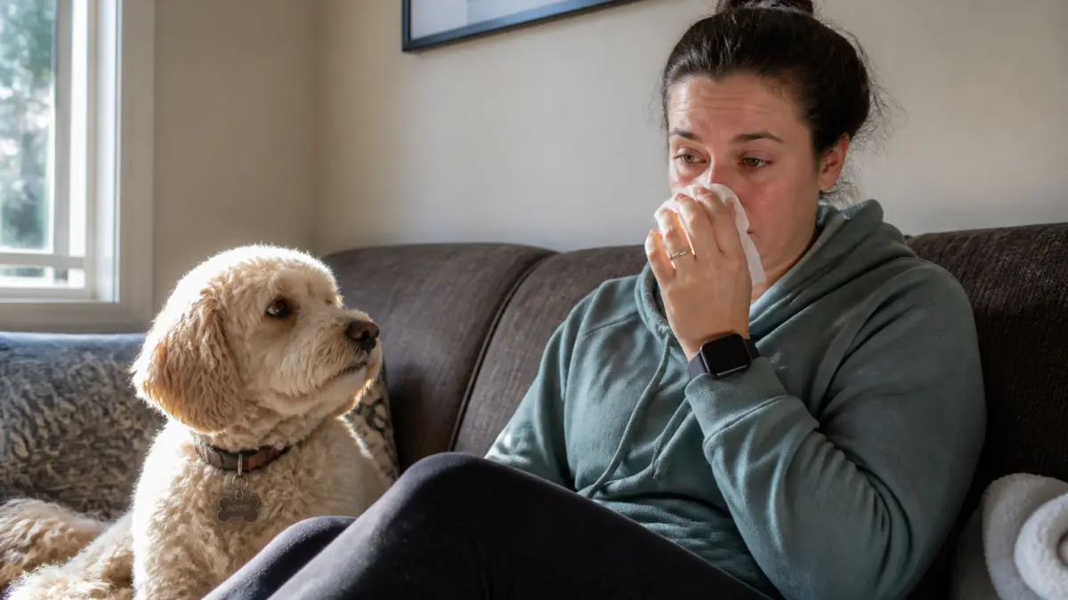 Allergie aux poils de chien : symptômes et solutions