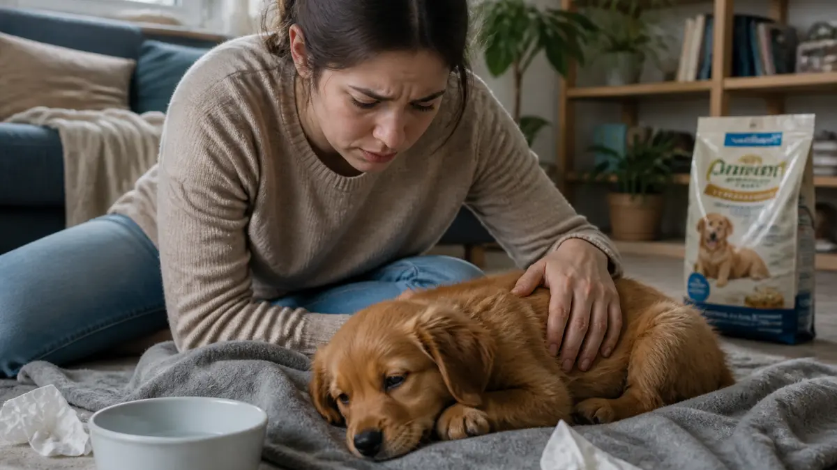 Diarrhée chiot : causes, que faire et traitement