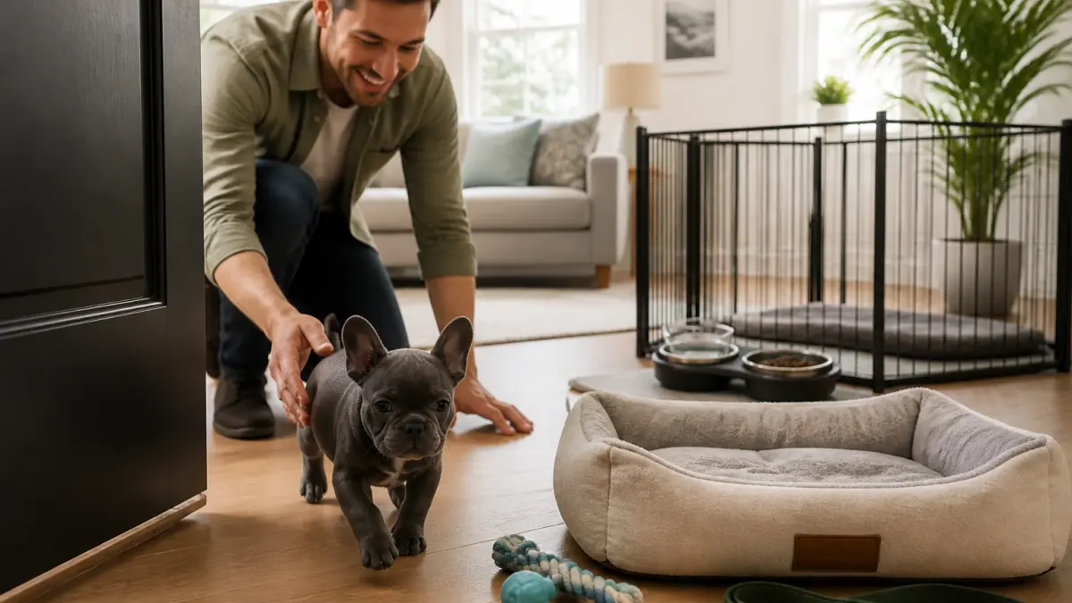 Comment accueillir un chiot bouledogue français ?