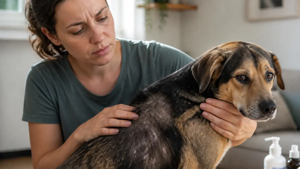 Séborrhée chien : causes, symptômes, traitement (inchangé)