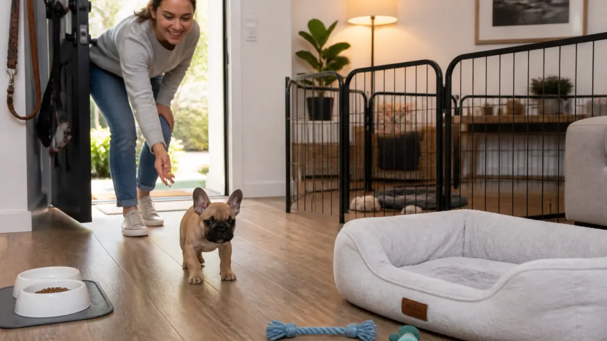 Comment accueillir un chiot bouledogue français ?