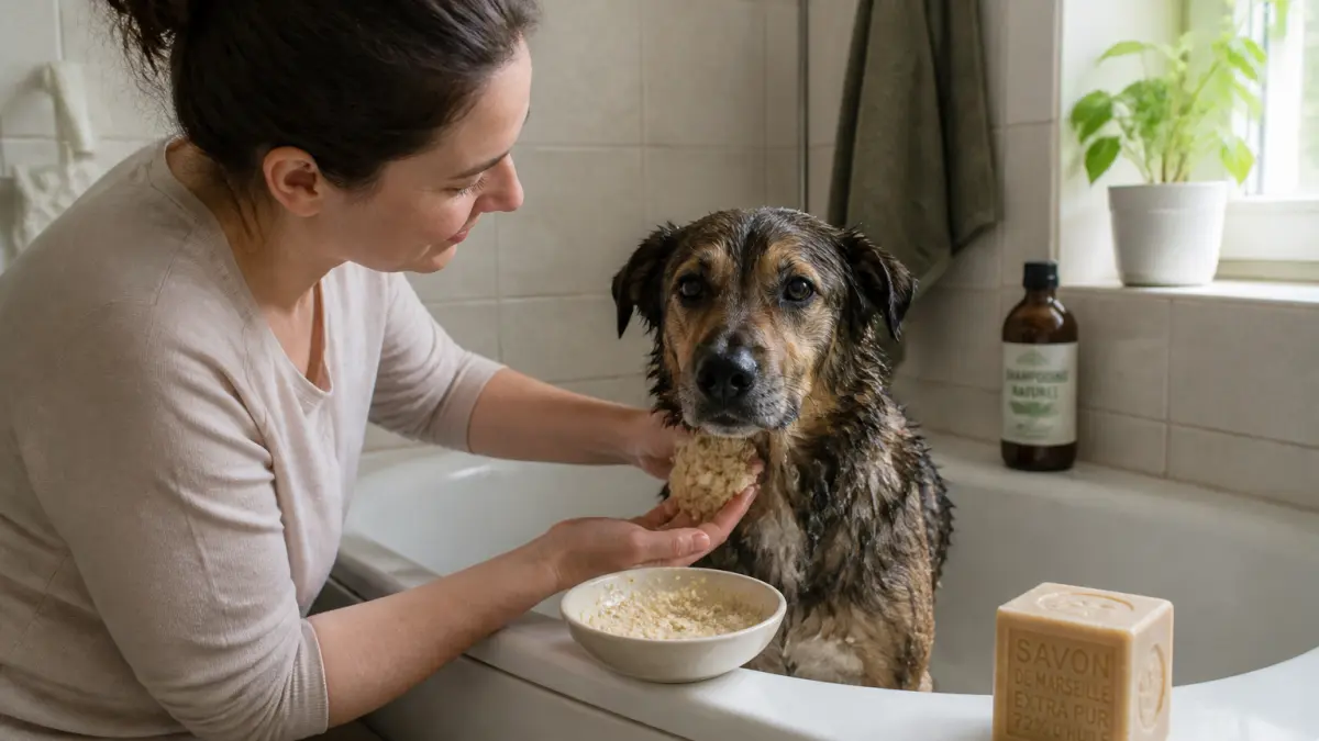 Avec quoi laver son chien naturellement sans abîmer son pelage ?
