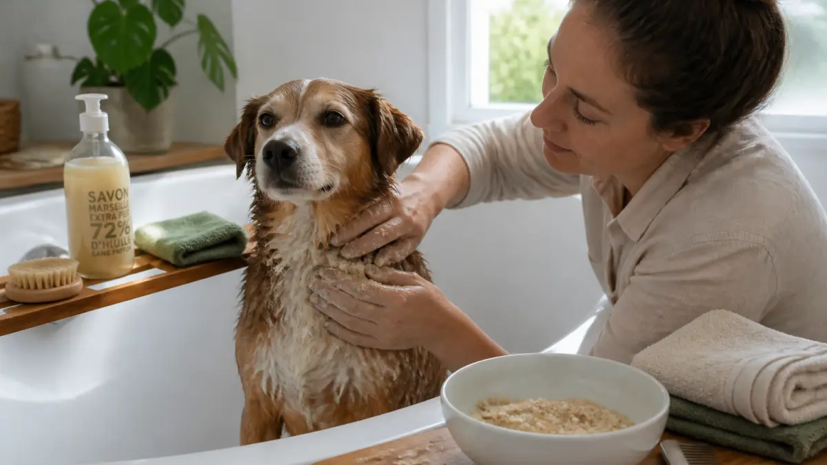Avec quoi laver son chien naturellement sans abîmer son pelage ?