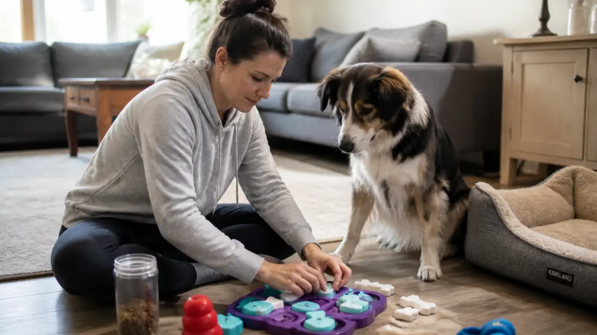 Jeux pour chien seul : 15 idées pour l’occuper sans renforcer l’anxiété