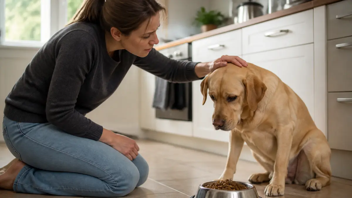 Mon chien ne mange plus : causes possibles et signes qui doivent alerter