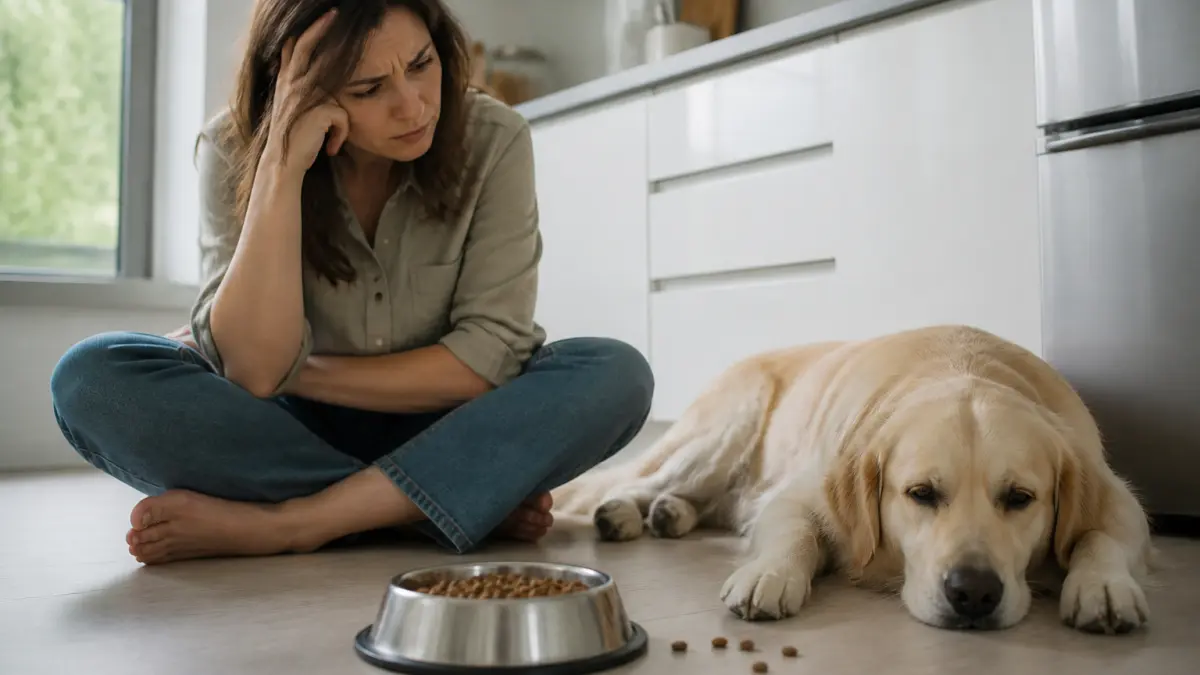 Mon chien ne mange plus : causes possibles et signes qui doivent alerter