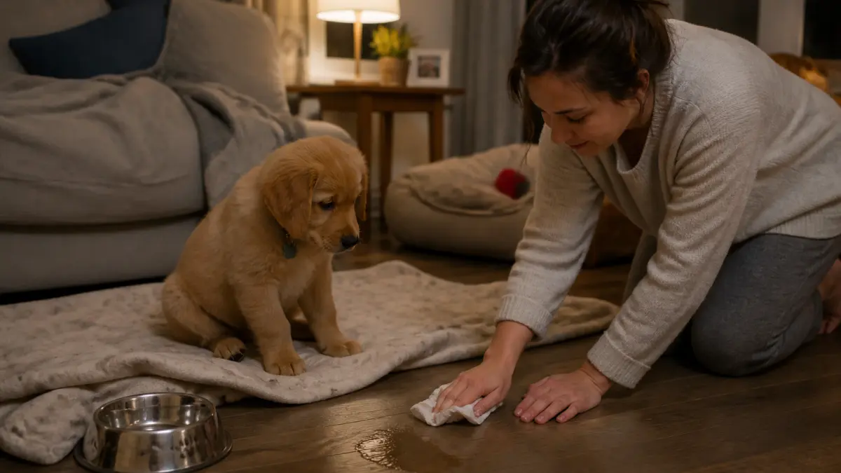 Propreté chiot la nuit : combien de temps attendre et comment l’aider ?