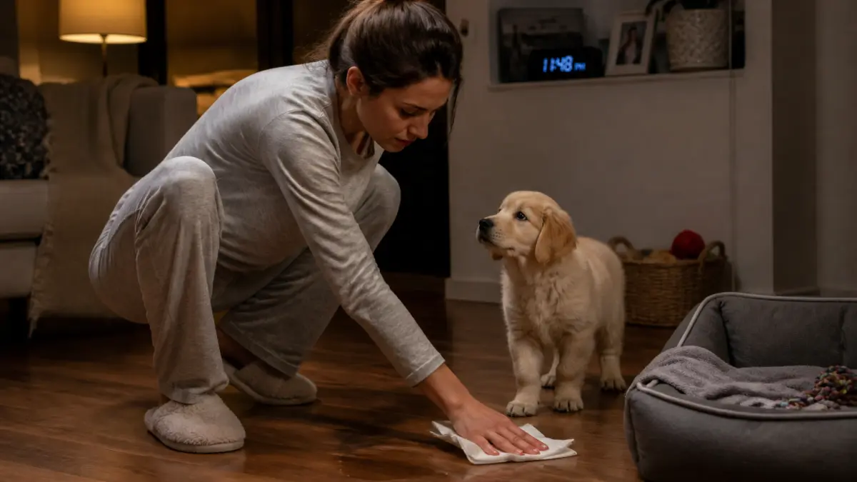Propreté chiot la nuit : combien de temps attendre et comment l’aider ?