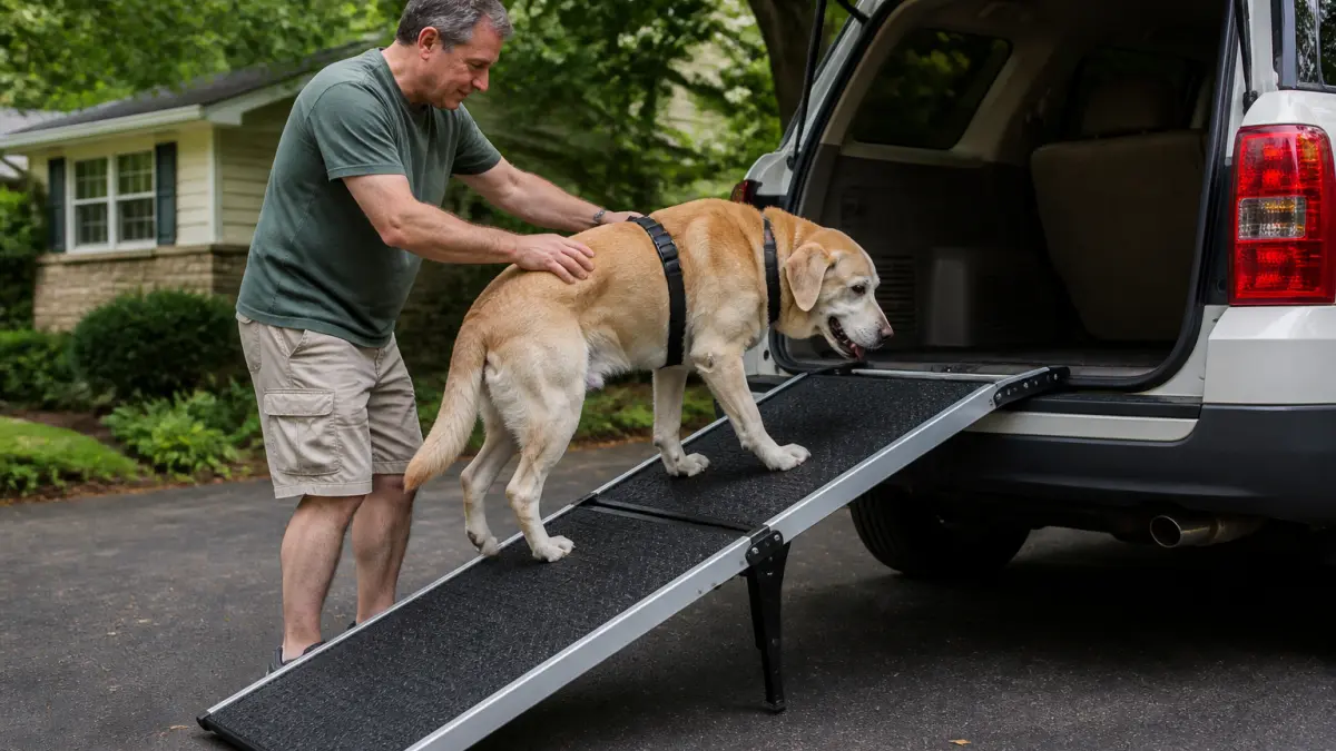 Rampe pour chien voiture : comment choisir le bon modèle selon le poids du chien