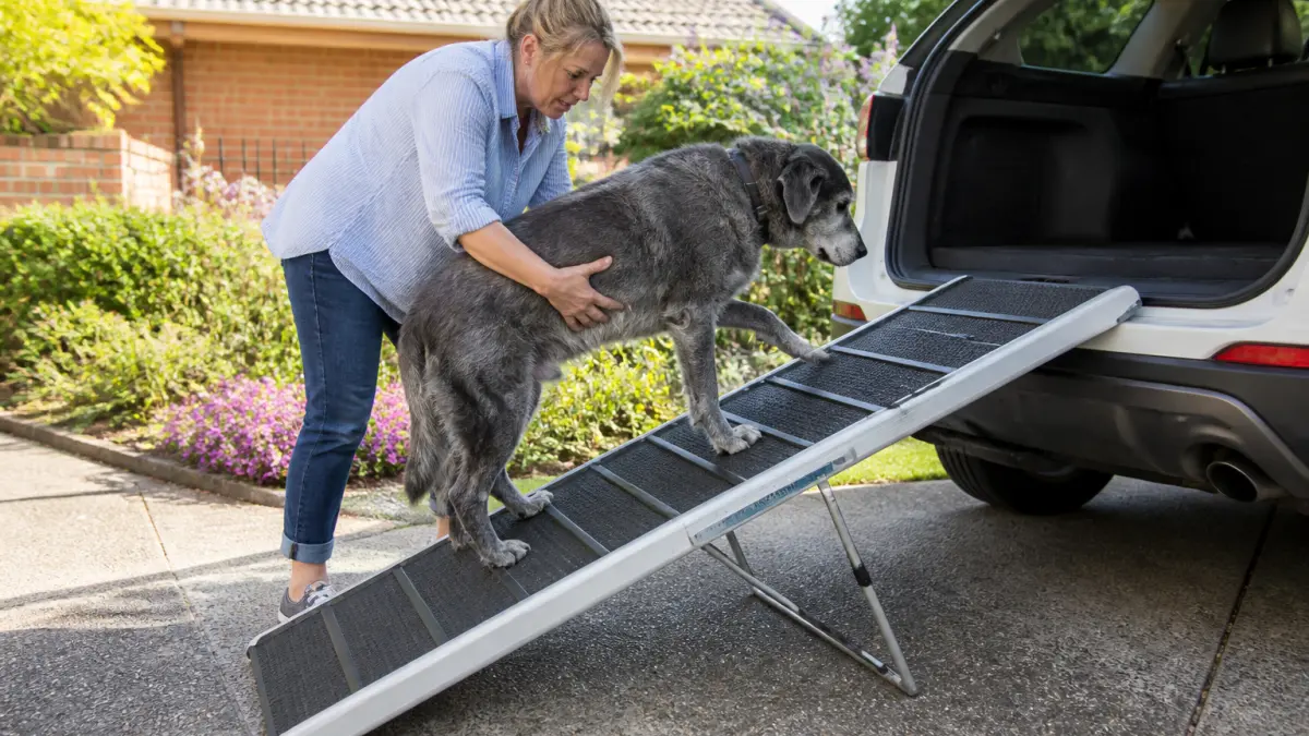 Rampe pour chien voiture : comment choisir le bon modèle selon le poids du chien