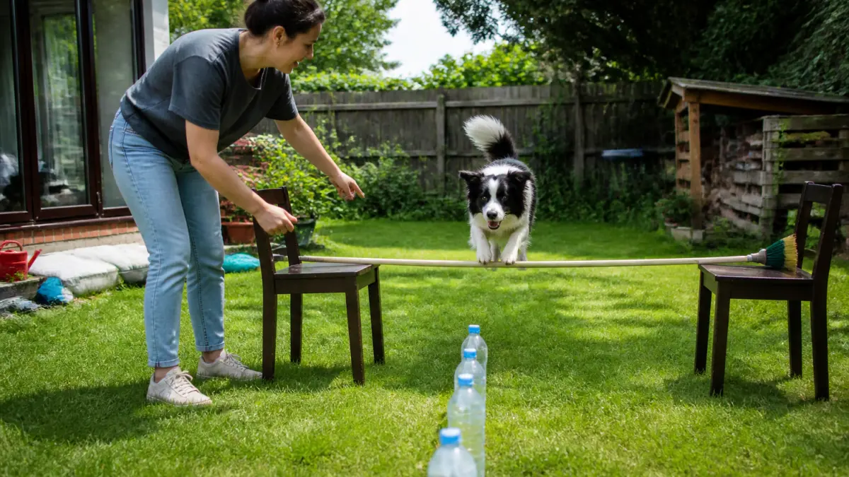 Parcours agility chien : idées d’exercices simples à faire à la maison