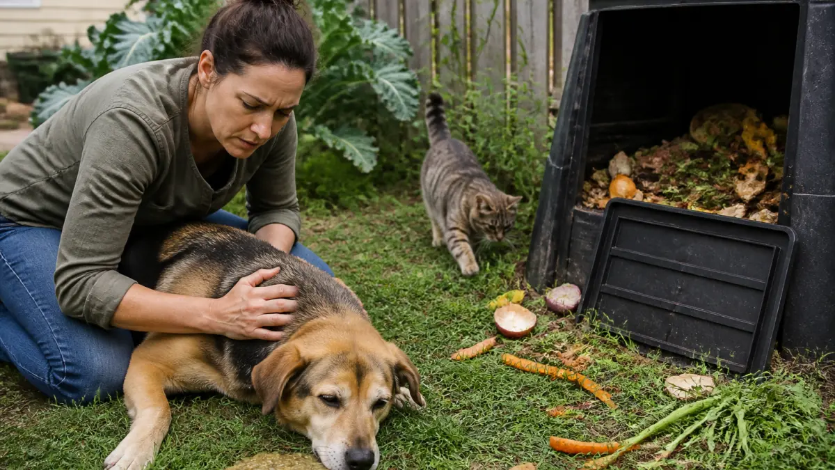 Compost et animaux : pourquoi c'est dangereux pour chiens et chats