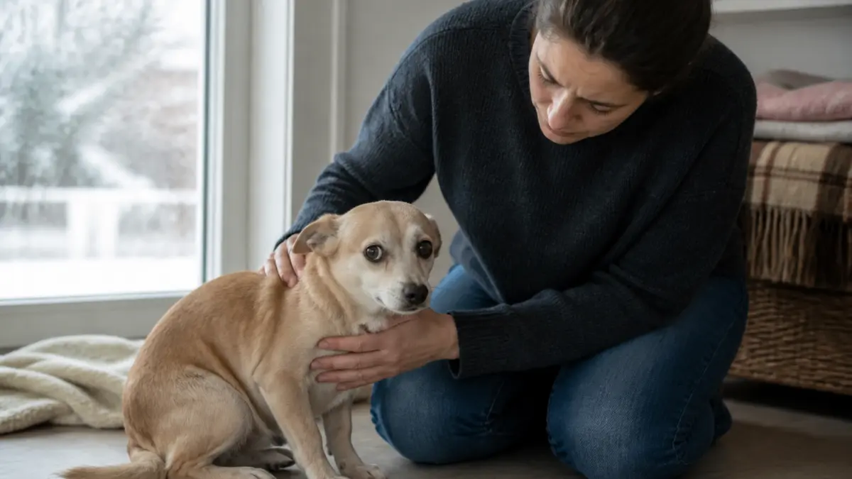 Chien qui tremble : froid, stress, douleur ou urgence vétérinaire ?