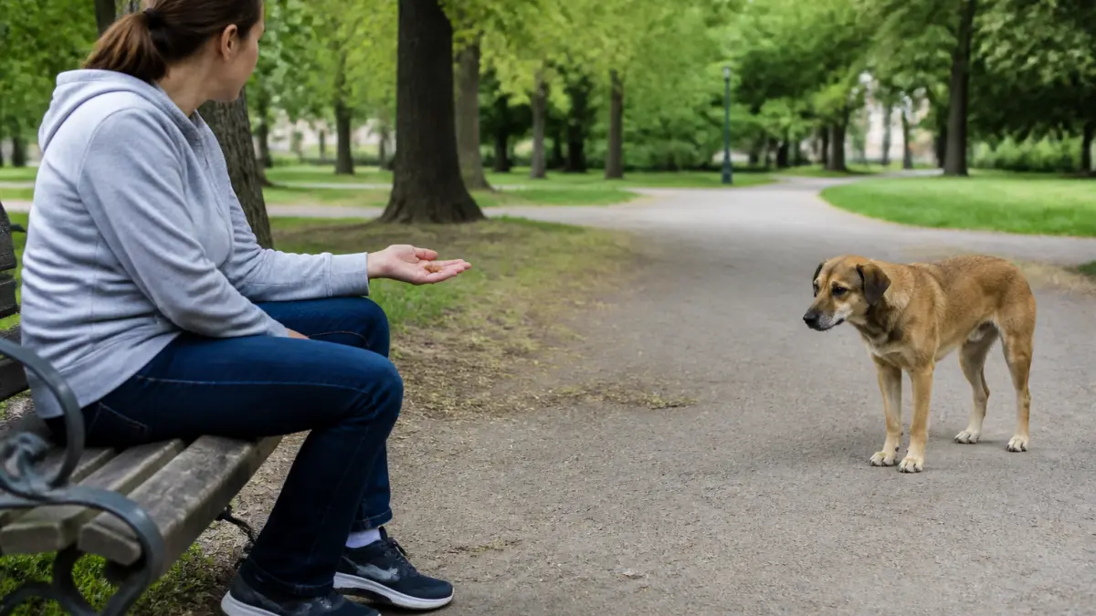 Chien peureux des humains : exercices doux pour lui redonner confiance