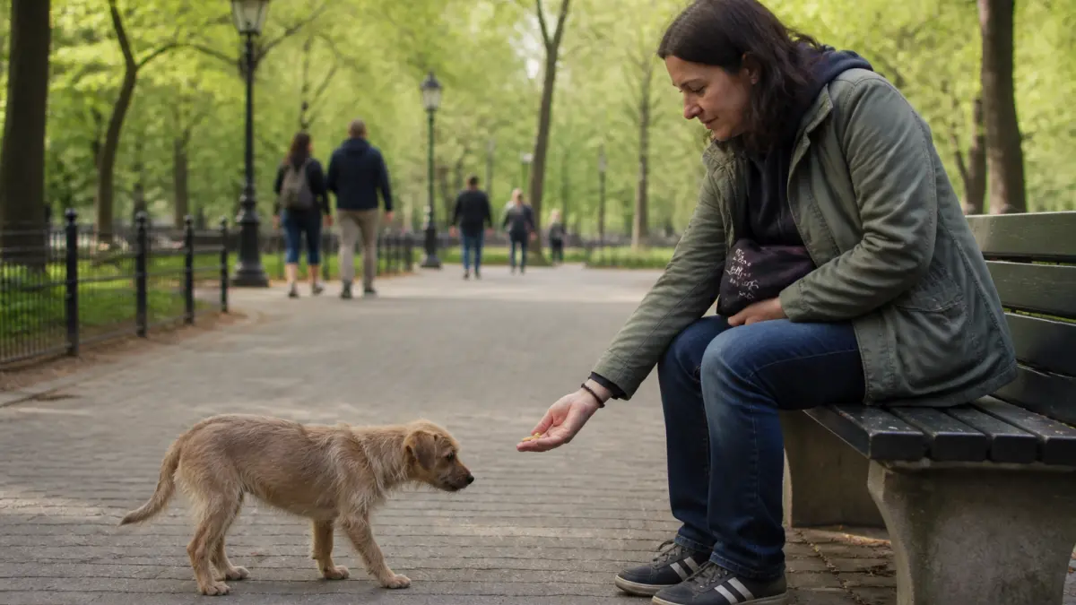 Chien peureux des humains : exercices doux pour lui redonner confiance