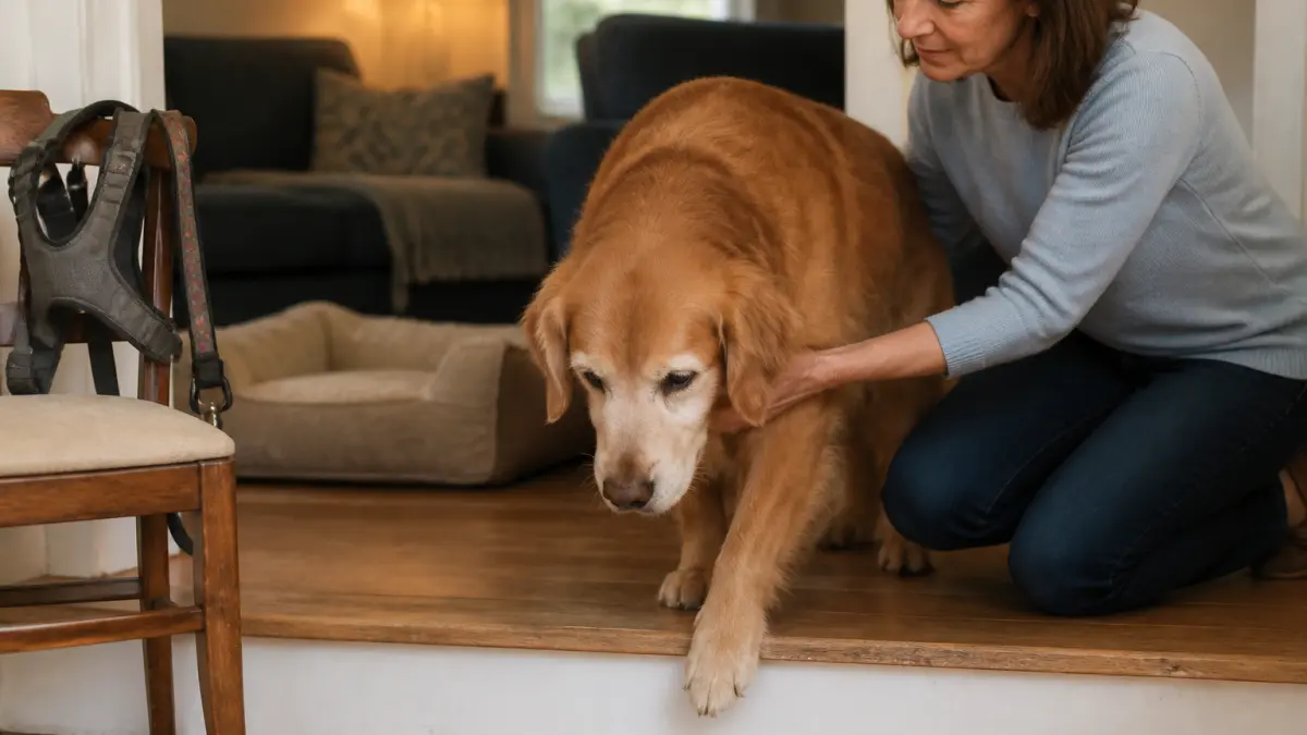 Arthrose du chien senior : comment adapter le quotidien sans le brusquer ?