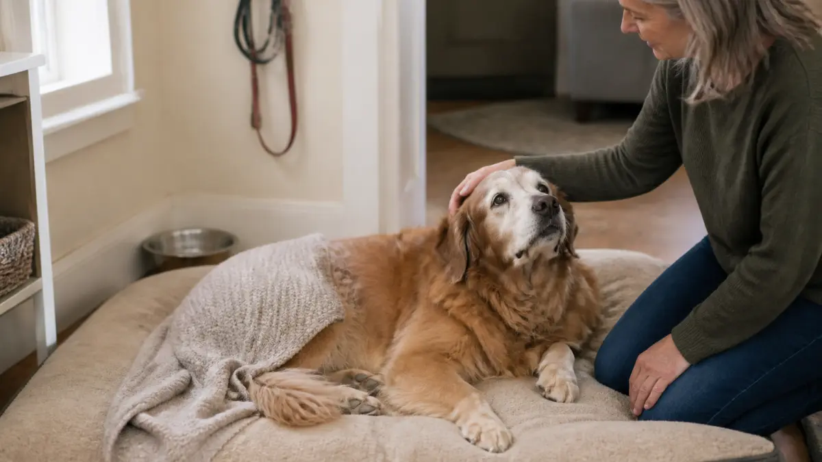 Arthrose du chien senior : comment adapter le quotidien sans le brusquer ?
