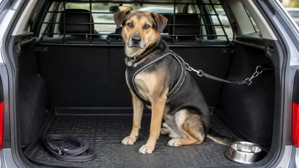 Barrière pour chien en voiture : coffre, banquette, SUV, que choisir ?
