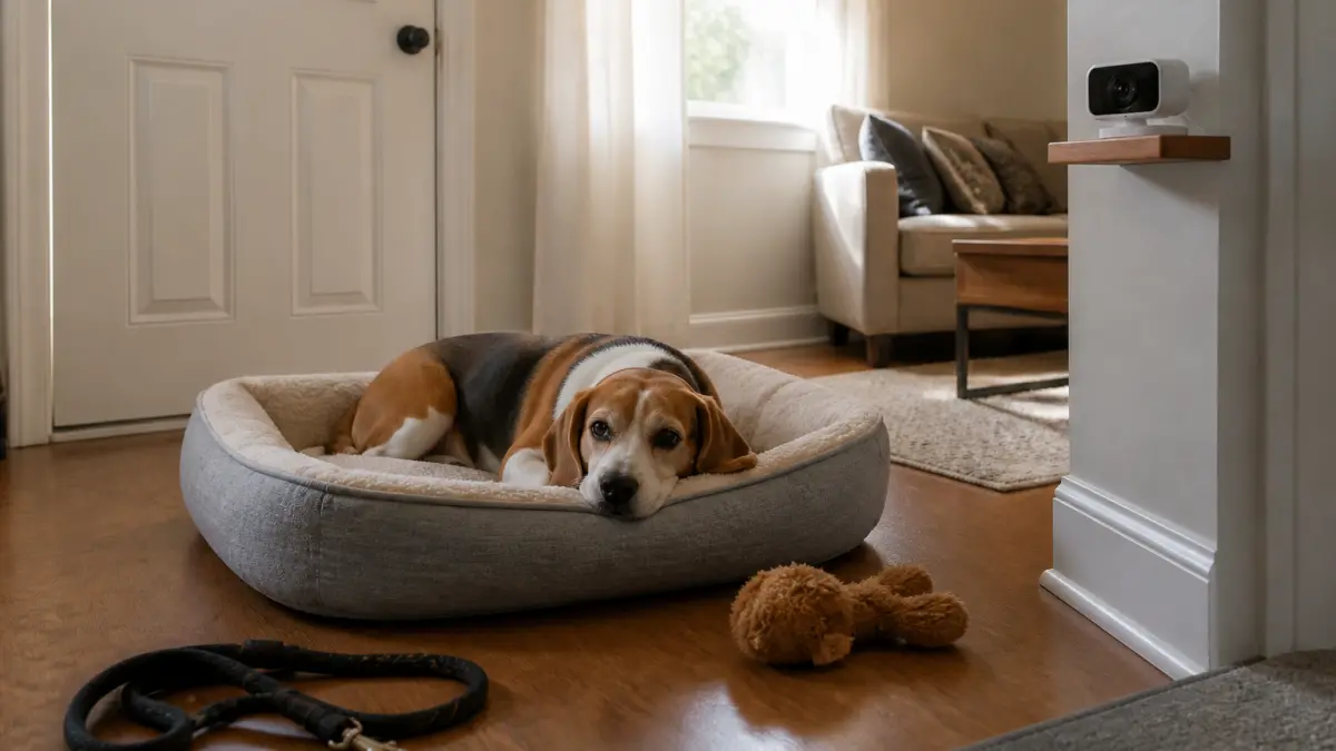 Apprendre à un chien à rester seul sans aboyer : progression sur 7 jours