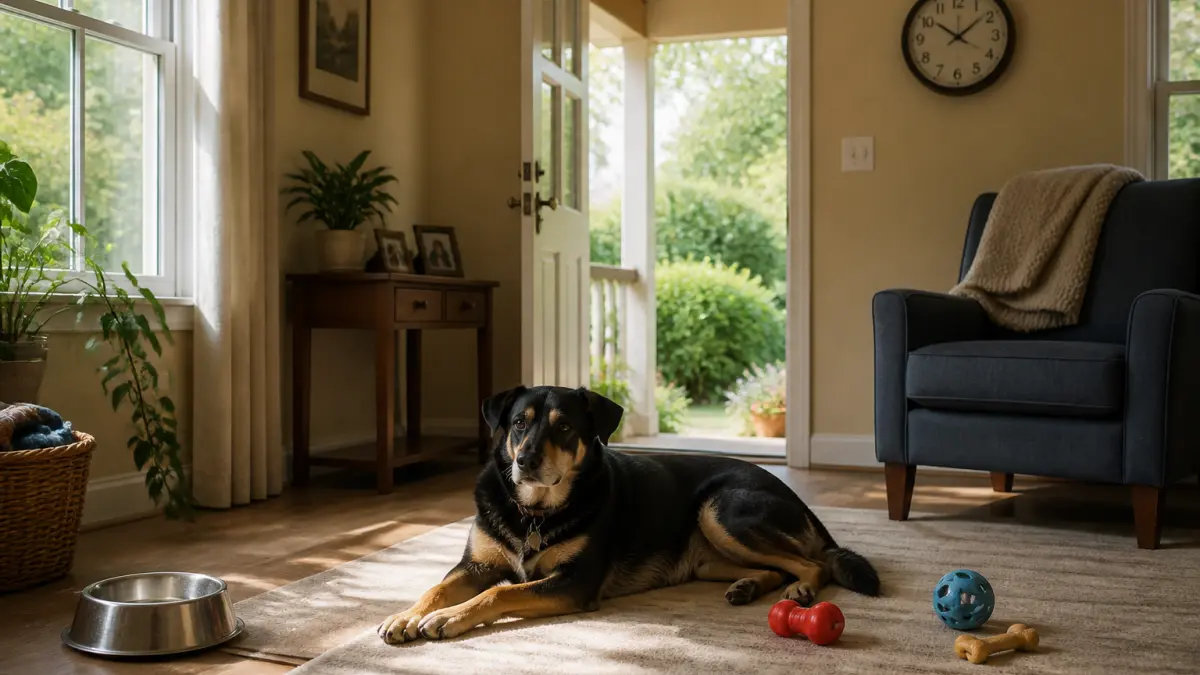 Combien de temps peut-on laisser un chien seul sans le stresser ?
