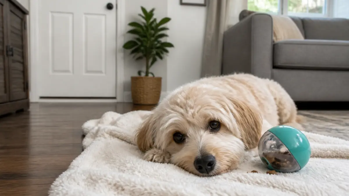 Apprendre à un chien à rester seul sans aboyer : progression sur 7 jours