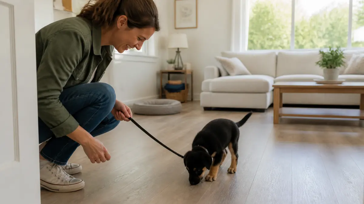 Propreté du chiot : la méthode étape par étape pour éviter les accidents