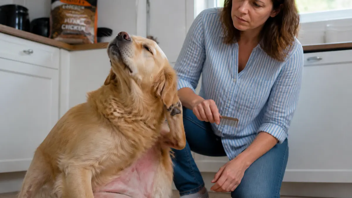 Pourquoi mon chien se gratte beaucoup même sans puces ?