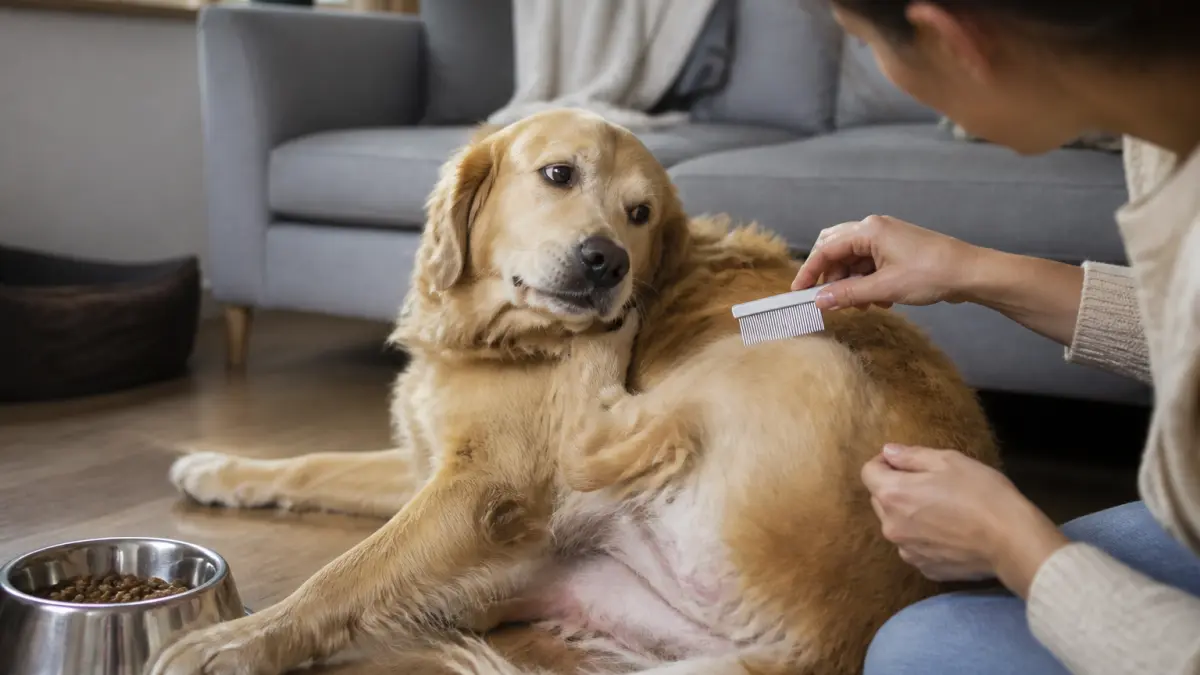 Pourquoi mon chien se gratte beaucoup même sans puces ?
