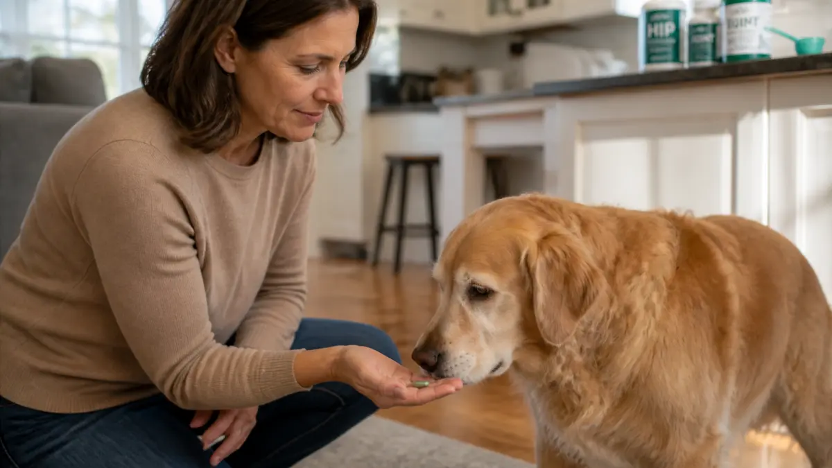 Complément alimentaire pour l’arthrose du chien : lesquels choisir avec prudence ?