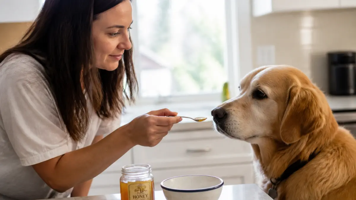 Miel et chien : bienfaits, dangers et précautions