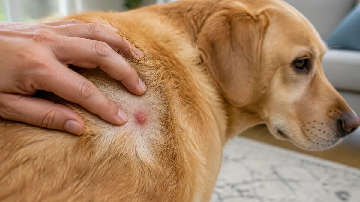 Piqûre de tique chez le chien : grosse boule, rougeur, que surveiller ?