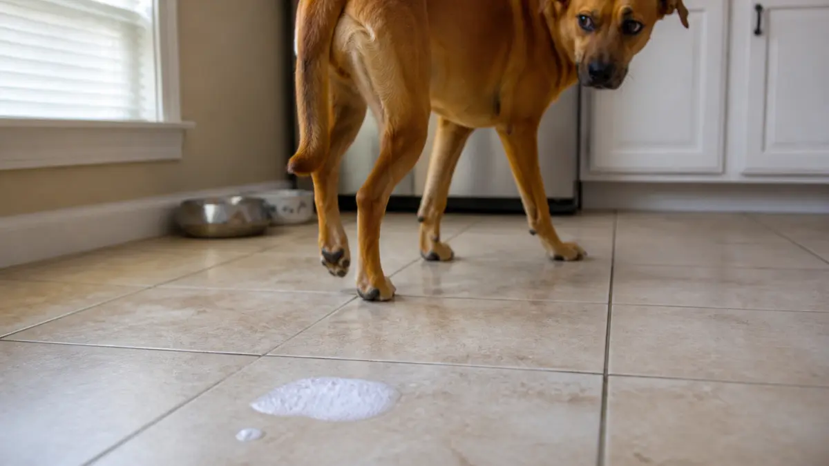 Mon chien vomit de la mousse blanche : quand faut-il s’inquiéter ?