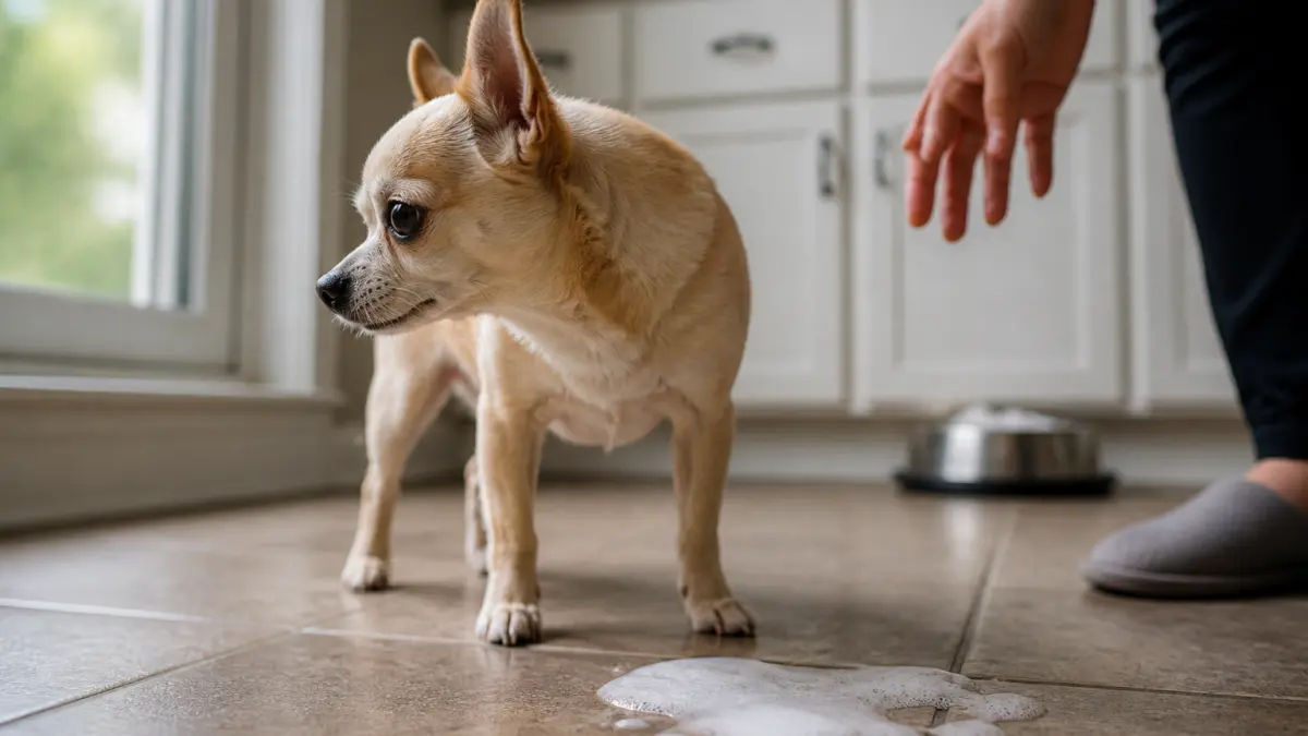 Mon chien vomit de la mousse blanche : quand faut-il s’inquiéter ?