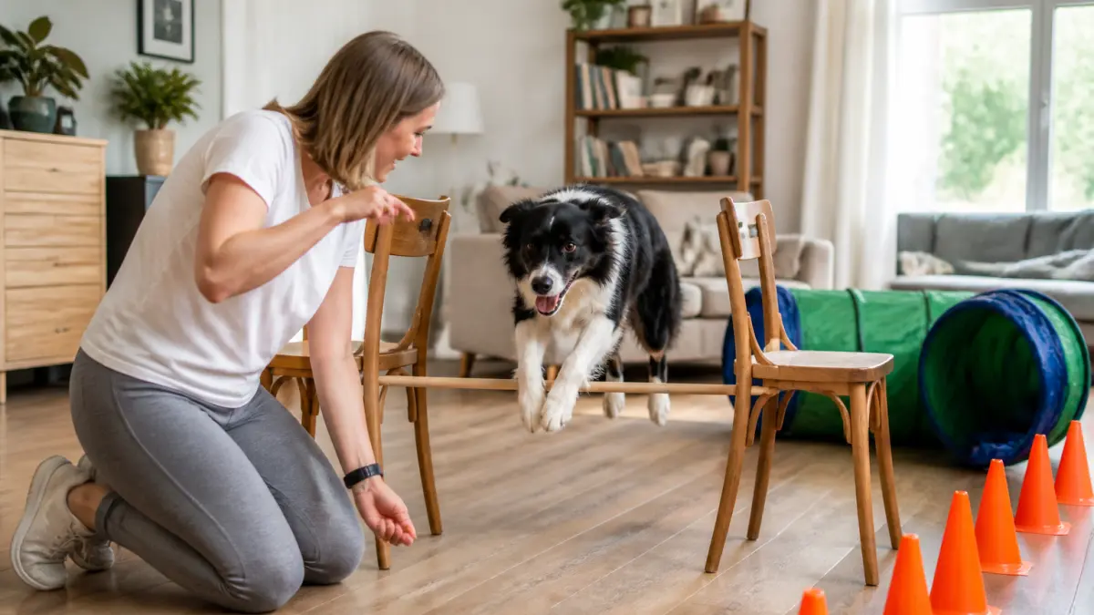 Parcours d’agility pour chien : comment l’installer à la maison ?
