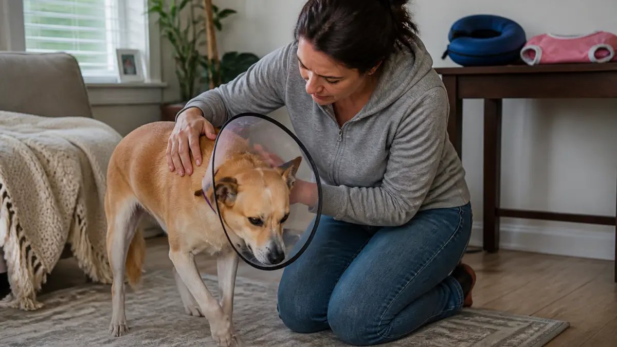 Chien qui ne supporte pas la collerette : alternatives et solutions