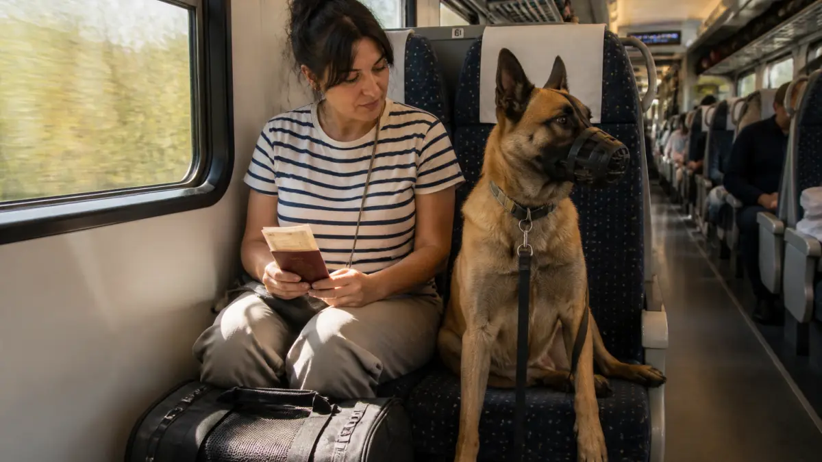 Voyager en train avec son chien : règles, billet et conseils