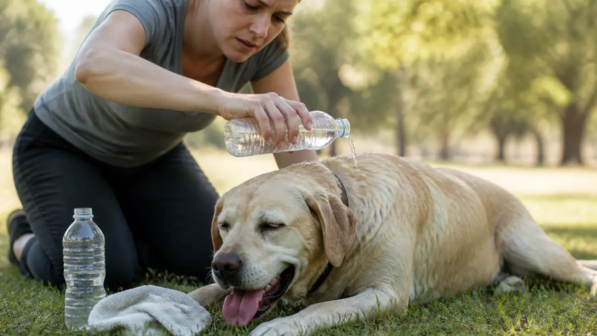 Insolation chien : symptômes, que faire et traitement