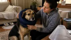 Chien qui ne supporte pas la collerette : alternatives et solutions