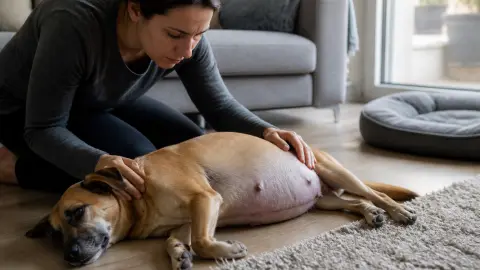 Ascite chien : causes, symptômes, traitement