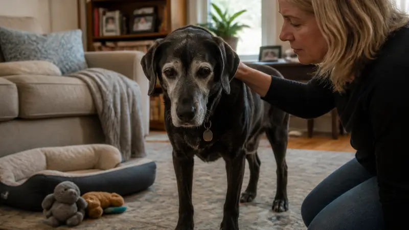 Démence canine : reconnaître et accompagner le vieillissement cognitif