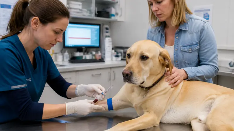 Prise de sang chien : déroulement, prix et remboursement